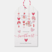Valentijn Lieverd mobiel Baby shower Cadeaulabel (Voorkant)