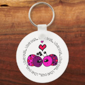 Valentijn Love Bug Sleutelhanger (Voorkant)