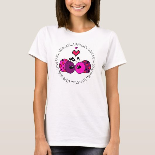 Valentijn Love Bug T-shirt (Voorkant)