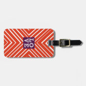 Valentijn LOVE Bullseye Bagagelabel (Voorkant horizontaal)