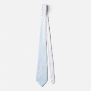 Valentijn Love - Light Blue Hearts Stropdas