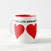 Valentijn Love Mok - Aanpassen (Voorkant links)