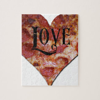 Valentijn Love Pizza Legpuzzel
