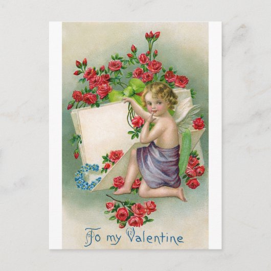 Valentijn Love Romantic  Briefkaart (Voorkant)
