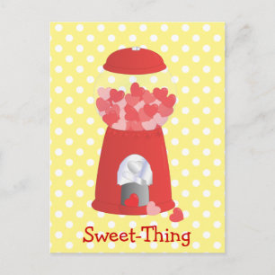 Valentijn machine feestdagenkaart