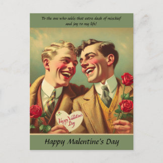 Valentijn 'Malentine's' Day Briefkaart