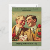 Valentijn 'Malentine's' Day Briefkaart (Voorkant / Achterkant)