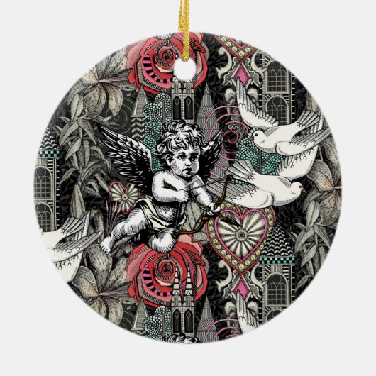 valentijn maximalisme coldark keramisch ornament (Achterkant)