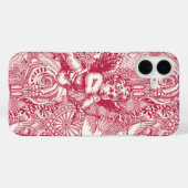 valentijn maximalisme viva magenta half parel Case-Mate iPhone case (Achterkant (horizontaal))