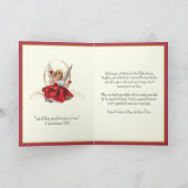  Valentijn Meisje Engel Grootouders Feestdagen Kaart (Binnen)