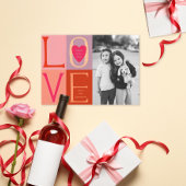 Valentijn met handschrift LOVE Letters Kaart
