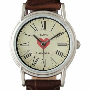 Valentijn met harten horloge