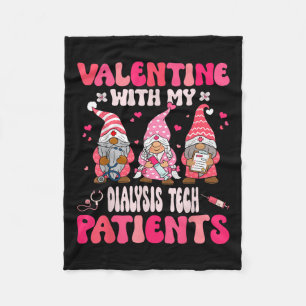 Valentijn met mijn dialysetechnicus Valentijnse D Fleece Deken