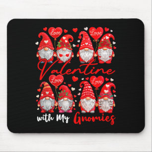 Valentijn met mijn Gnomies Koppel Gnome Kleding Ki Muismat