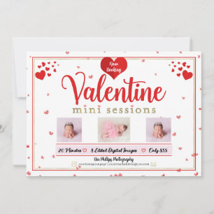 Valentijn Minisessies Fotografie Minis Foto Kaart