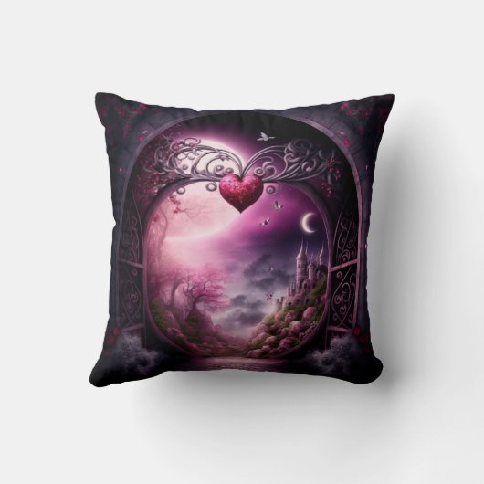 Valentijn Moonlight Kussen (Achterkant)