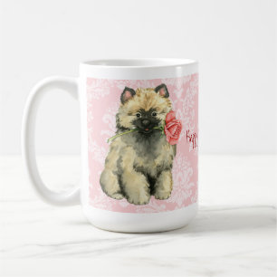 Valentijn nam Keeshond toe Koffiemok