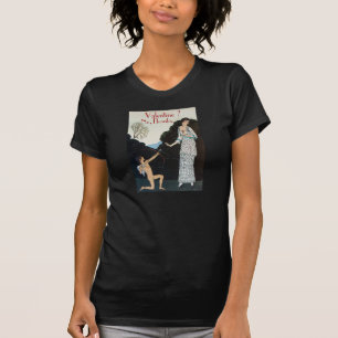 VALENTIJN? NEE,BEDANKT/RETRO ANTI VALENTINE'S DAG T-SHIRT