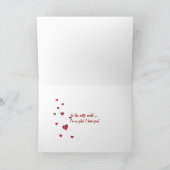 Valentijn Nuts Feestdagen Kaart (Binnen)