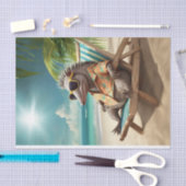 Valentijn op vakantie, Armadillo Spring Breaks Tissuepapier (Craft)