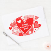Valentijn Ovale Sticker (Envelop)