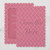 Valentijn overslaan Datum Save The Date (Voorkant / Achterkant)