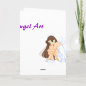 Valentijn Panda Sketch Feestdagen Kaart (Achterkant)