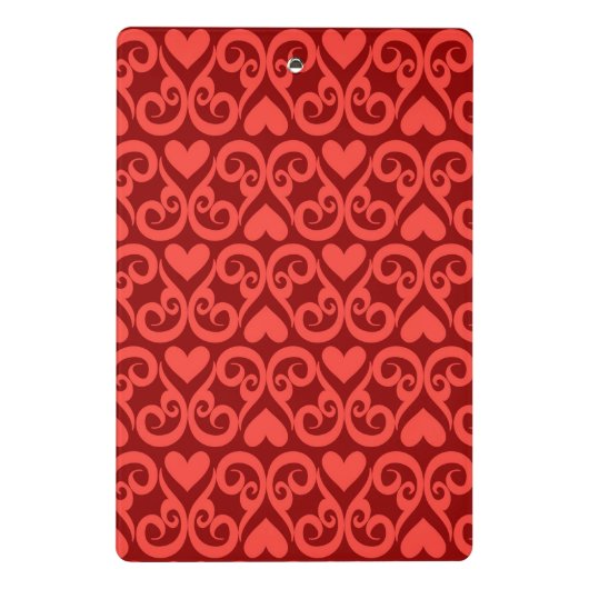 Valentijn Patroon Mini Klembord (Achterkant)