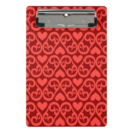 Valentijn Patroon Mini Klembord (Voorkant)