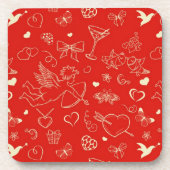 Valentijn Patroon Onderzetter (Voorkant)