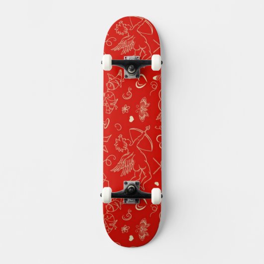 Valentijn Patroon Skateboard (Voorkant)