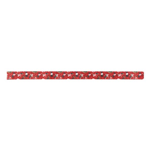 Valentijn Pattern Satin Ribbon Lint (Voorkant)