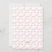 Valentijn Penguin Invitation Kaart (Achterkant)