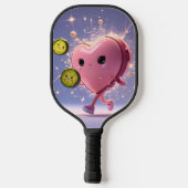 Valentijn Pickleball Love – Heart & Paddle Design (Achterkant)