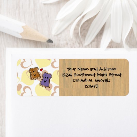 Valentijn Pindakaas en Jelly Etiket (Insitu)