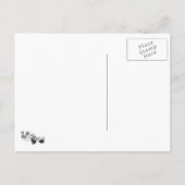 Valentijn pinguïns slaan de datum Briefkaarten (Achterkant)