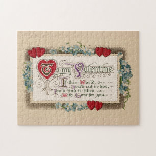 Valentijn Poem Legpuzzel