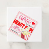 Valentijn Popcorn Gift Label (In situ)