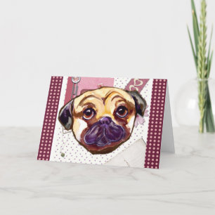 VALENTIJN PUG FEESTDAGEN KAART
