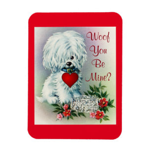 Valentijn Puppy Magneet