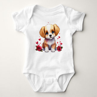 Valentijn Puppy, Whimsical Valentijn, Gepersonalis Romper