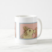 Valentijn Rabbit en Teddy Bear Coffee Mok (Voorkant rechts)