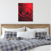 Valentijn Red Rose Canvas Afdruk (Insitu (Slaapkamer))