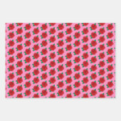 Valentijn Red Roses Liefde en Harten Inpakpapier Vel (Voorkant 2)