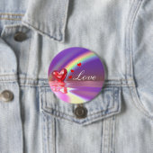 Valentijn Reflecties Ronde Button 7,6 Cm (In situ)