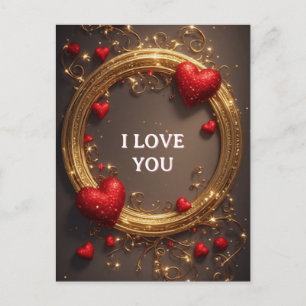 Valentijn Romantische Decoratie Feestdagenkaart