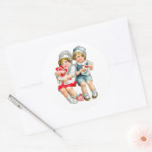  Valentijn Ronde Sticker (Envelop)