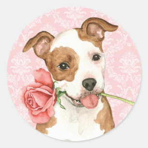 Valentijn Roos am Personeel Ronde Sticker
