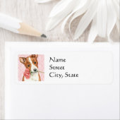 Valentijn Roos Basenji Etiket (Insitu)