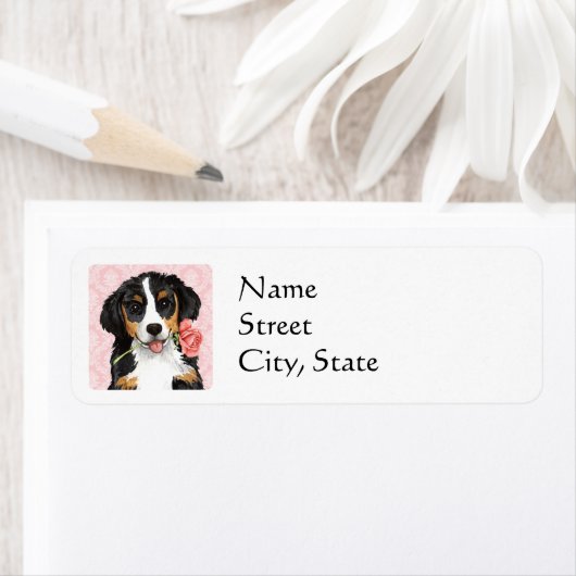 Valentijn Roos Berner Etiket (Insitu)